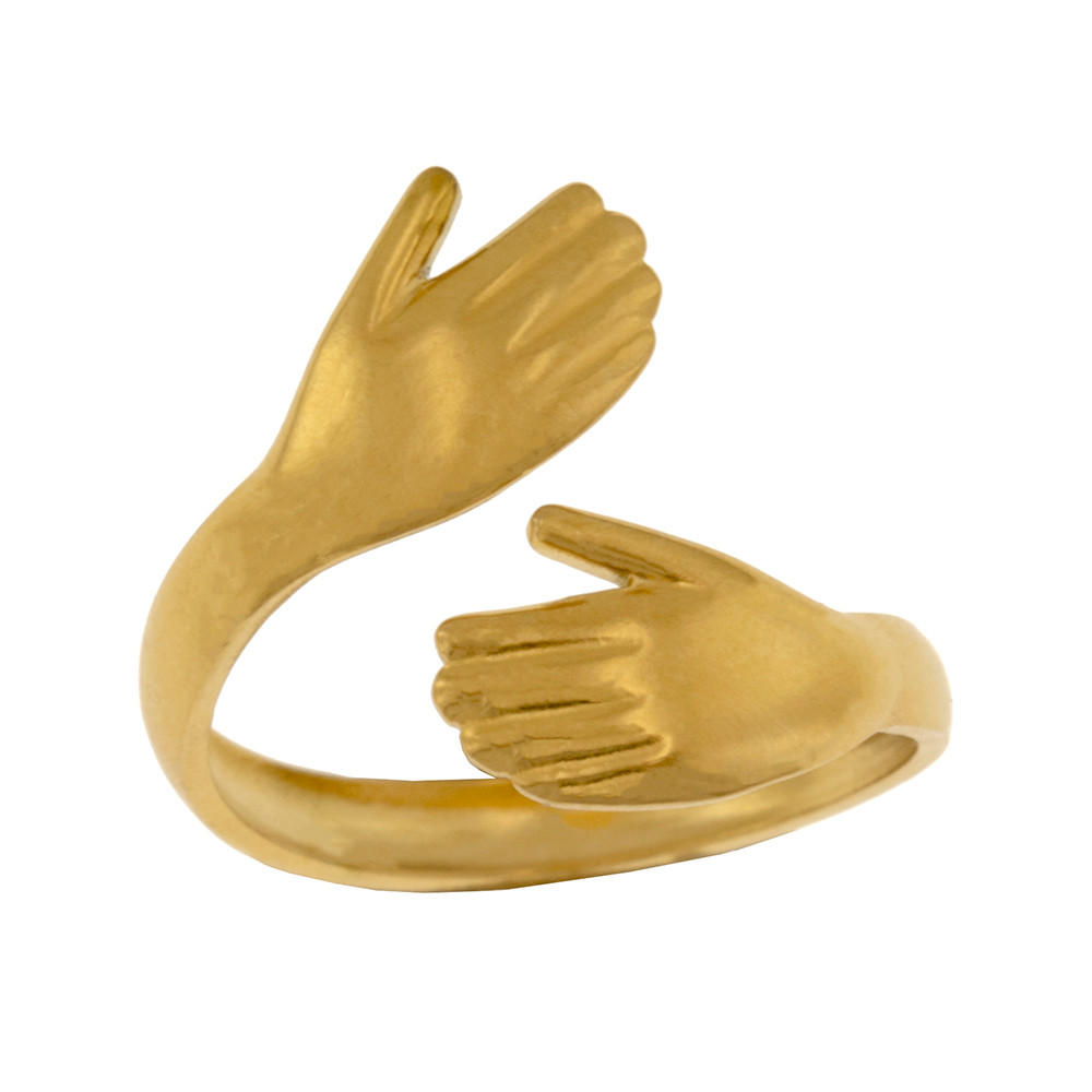 انگشتر زنانه برانت طرح آغوش عشق انگشتر زنانه برانت طرح آغوش عشق