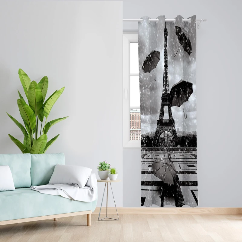 پرده مدل مخمل پانچی کد 1251سایز 140x200 سانتی متر