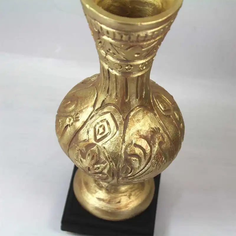 گلدان سفالی طرح گل و مرغ مدل دکوری