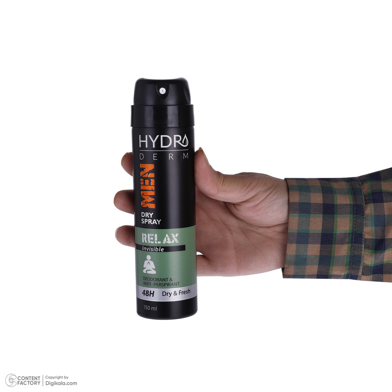 اسپری ضد تعریق مردانه هیدرودرم مدل Relax حجم 150 میلی لیتر