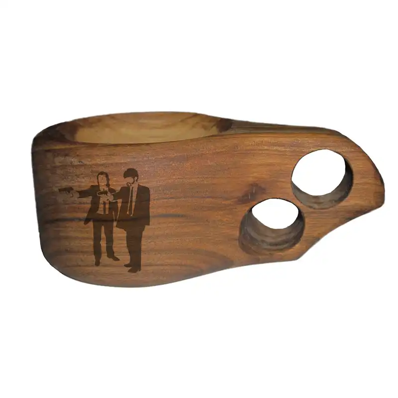 لیوان چوبی مدل سینمایی