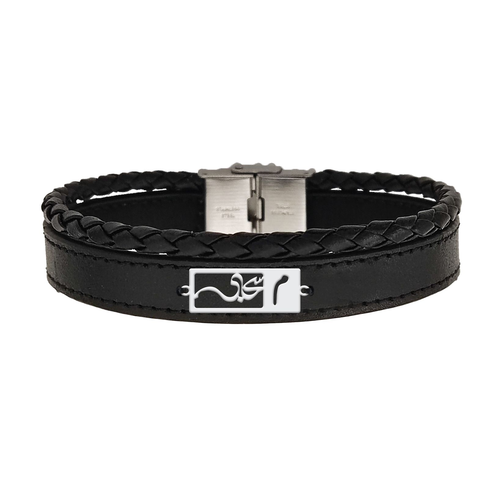 دستبند نقره مردانه لیردا مدل سجاد کد   ght000720 -  - 1