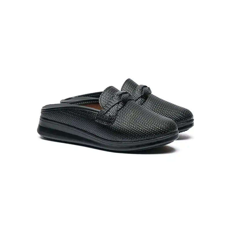 صندل زنانه مدل نگین رنگ مشکی