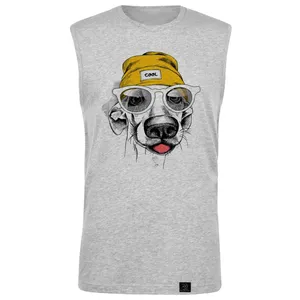 تاپ مردانه 27 مدل Cool Dog کد P30 رنگ طوسی