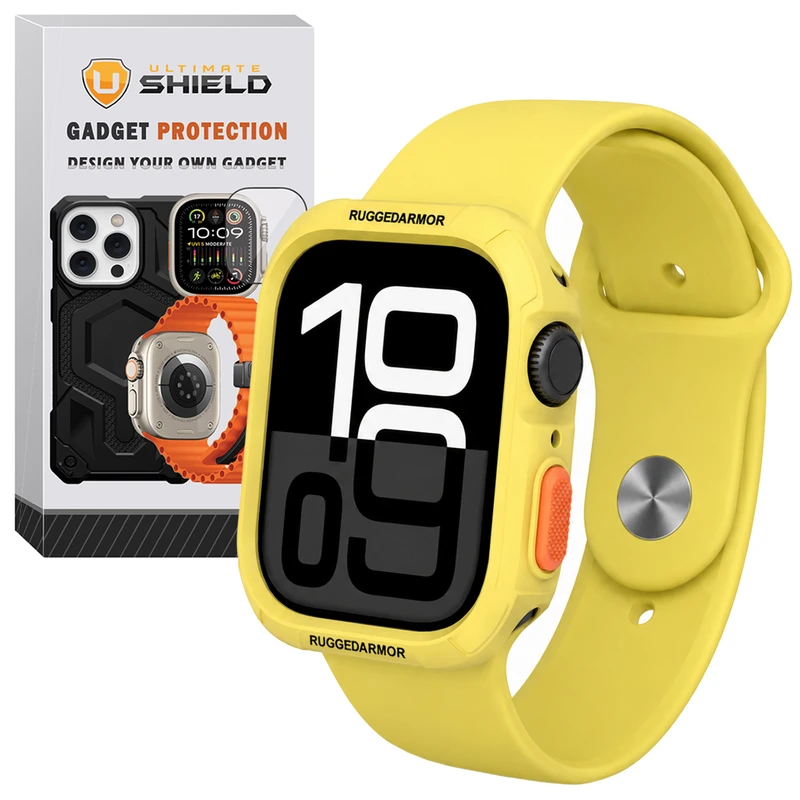 بند آلتیمیت شیلد مدل SIC Rugged مناسب برای اپل واچ 46 میلی متری سری 10/11 به همراه کاور