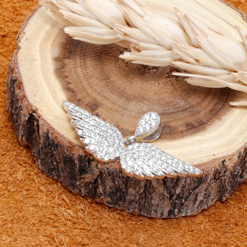 آویز گردنبند نقره زنانه مدل GTA-374