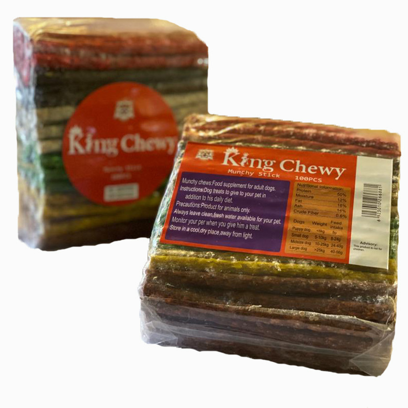 اسنک تشویقی سگ مانچی کینگ چوی مدل مدادی بسته 100 عددی