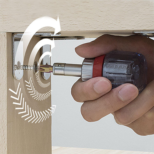 پیچ گوشتی چهارسو وسل مدل TD-6700W-23 بسته 2 عددی