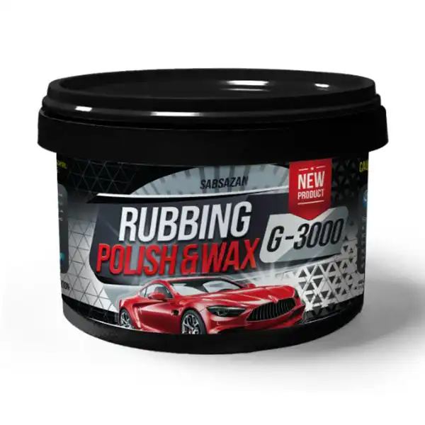 پولیش واکس بدنه خودرو ساب سازان مدل RUBBING-G3000 وزن 500 گرم