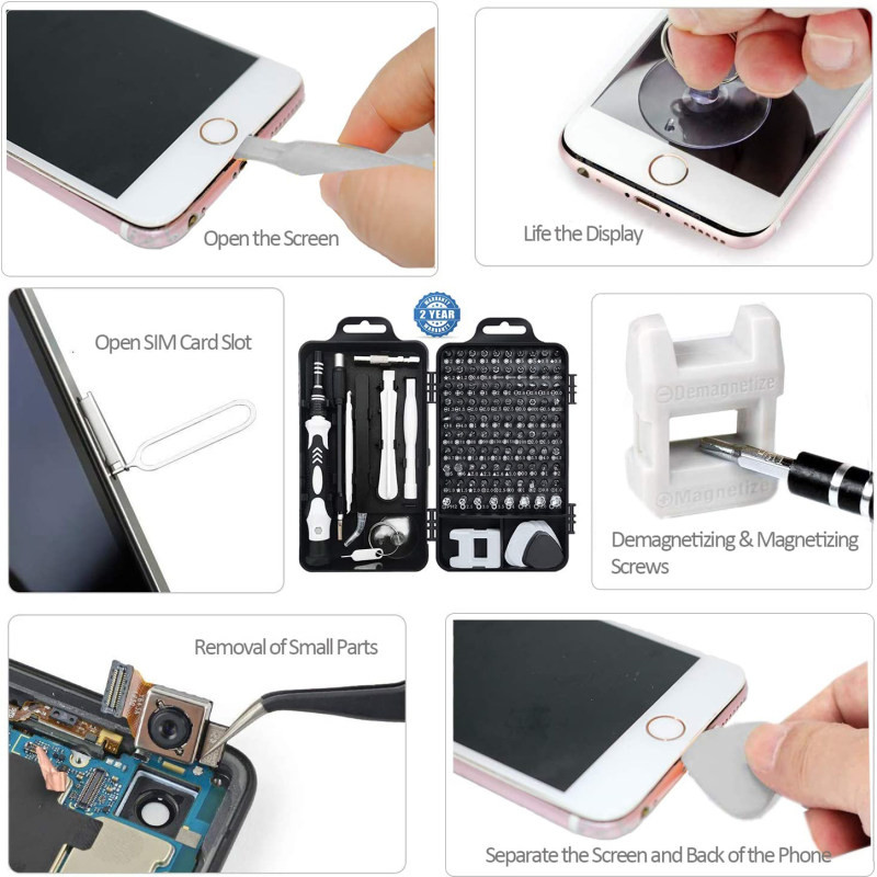 پیچ گوشتی مدل Kerkoor بسته 122 عددی پیچ گوشتی مدل Kerkoor بسته 122 عددی