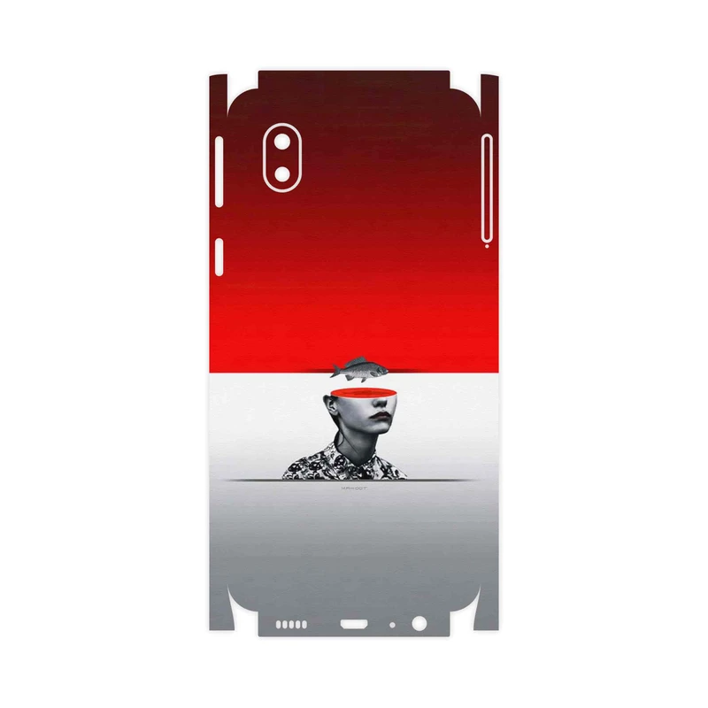 برچسب پوششی ماهوت مدل Collage of surreal Portrait of Women 1-FullSkin مناسب برای گوشی موبایل سامسونگ Galaxy A01 Core