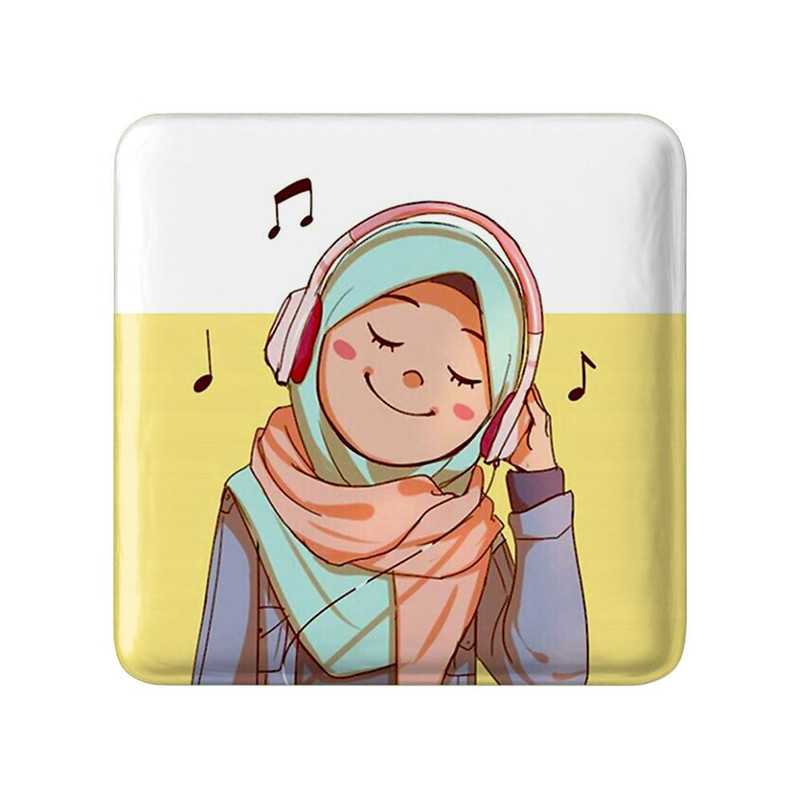 مگنت خندالو مدل دخترانه باحجاب کد 26019