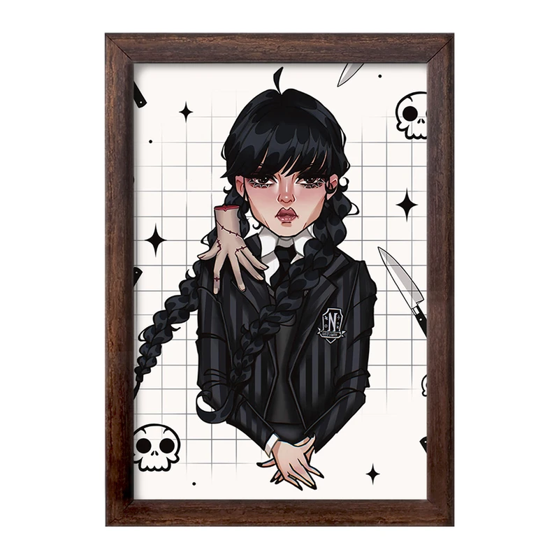 تابلو خندالو طرح ونزدی (Wednesday) کد F2470