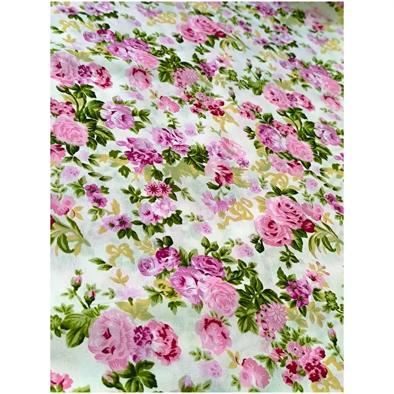 پارچه ملحفه مدل انگلیش گل کدS