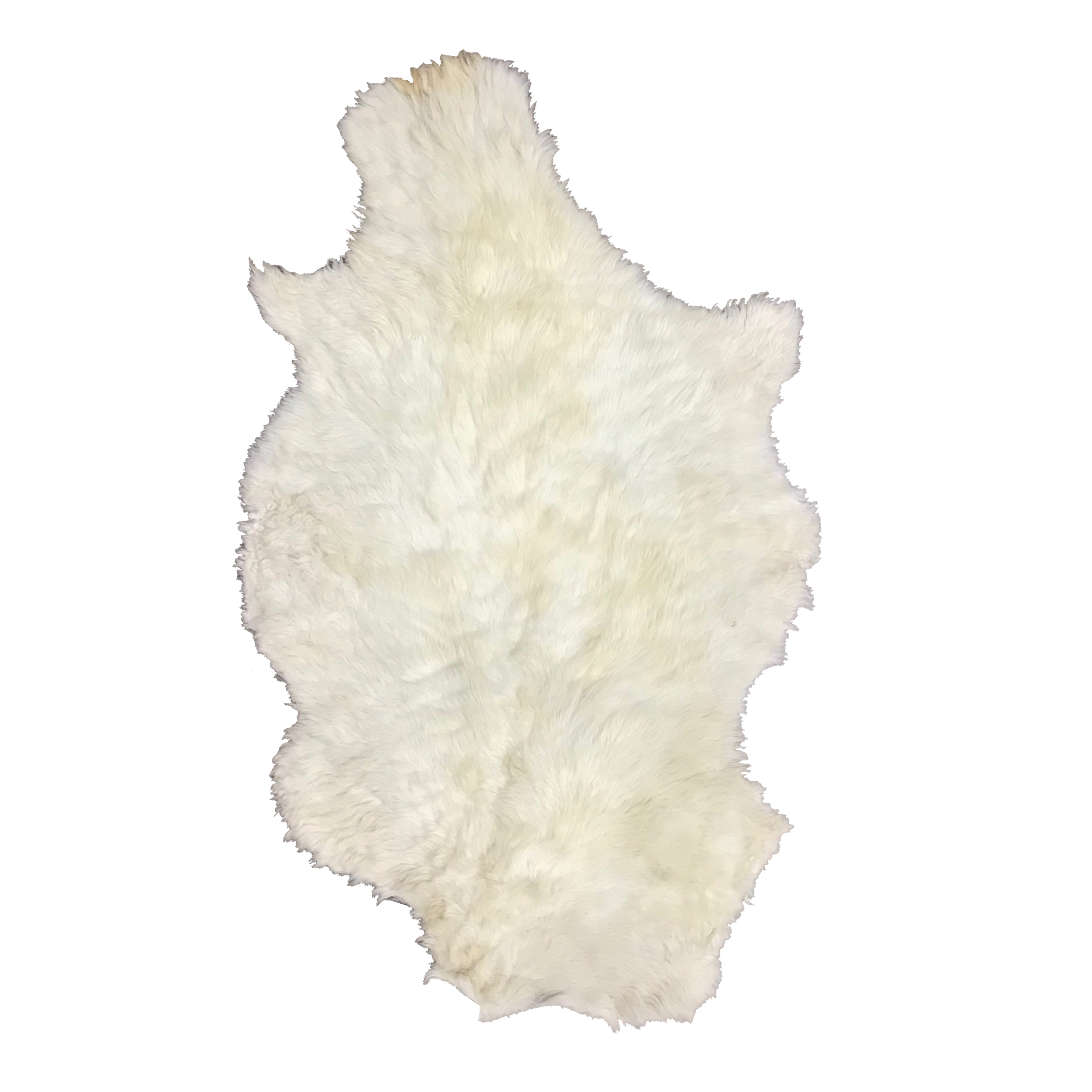 فرش پوست انارکارپت مدل خز طبیعی گوسفند