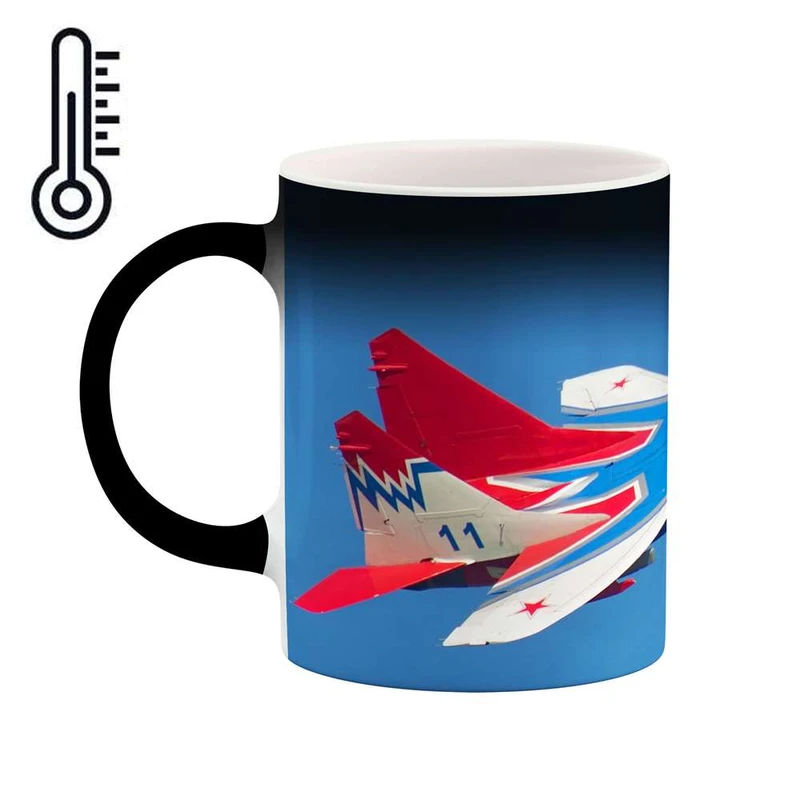 ماگ حرارتی کاکتی مدل هواپیمای جنگنده کد mgh10614