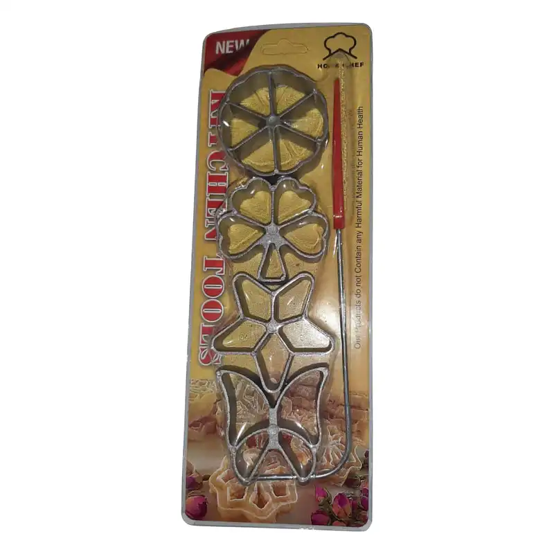 قالب شیرینی پزی طرح پنجره ای  مدل pe17 بسته 4 عددی