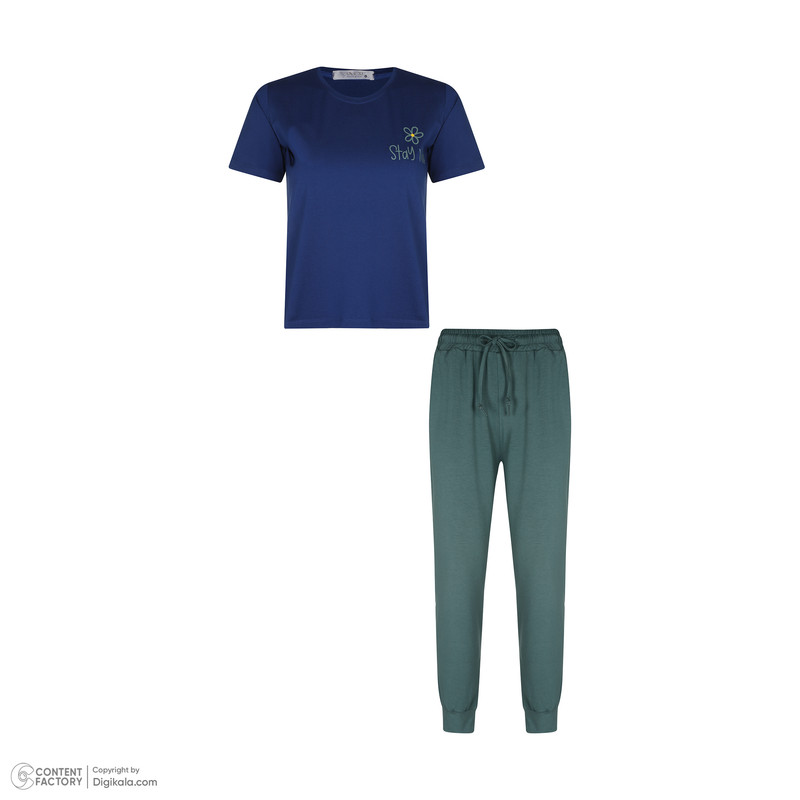 ست تی شرت آستین کوتاه و شلوار زنانه لوینت  مدل استلا