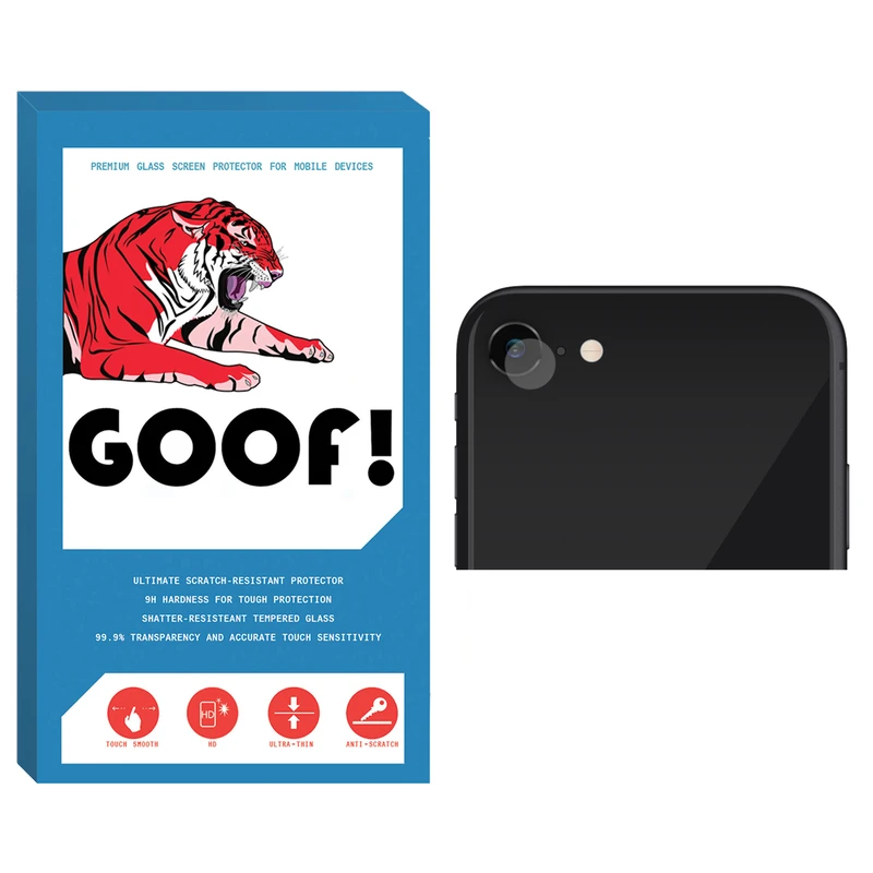 محافظ لنز دوربین گوف مدل LNZ-SD مناسب برای گوشی موبایل اپل Iphone SE 2020