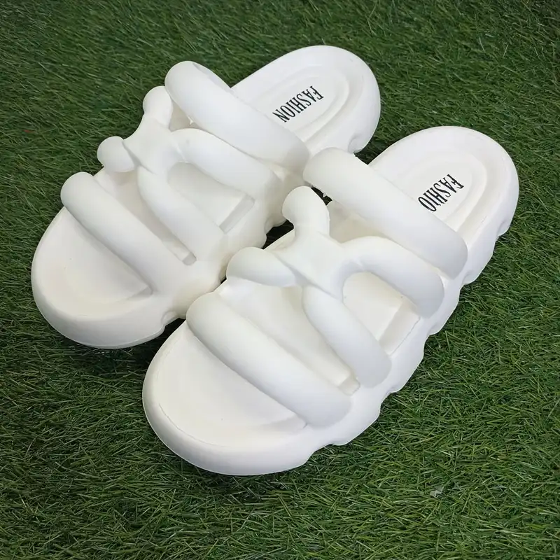 دمپایی زنانه پاپا مدل پرن کد 1548-WH