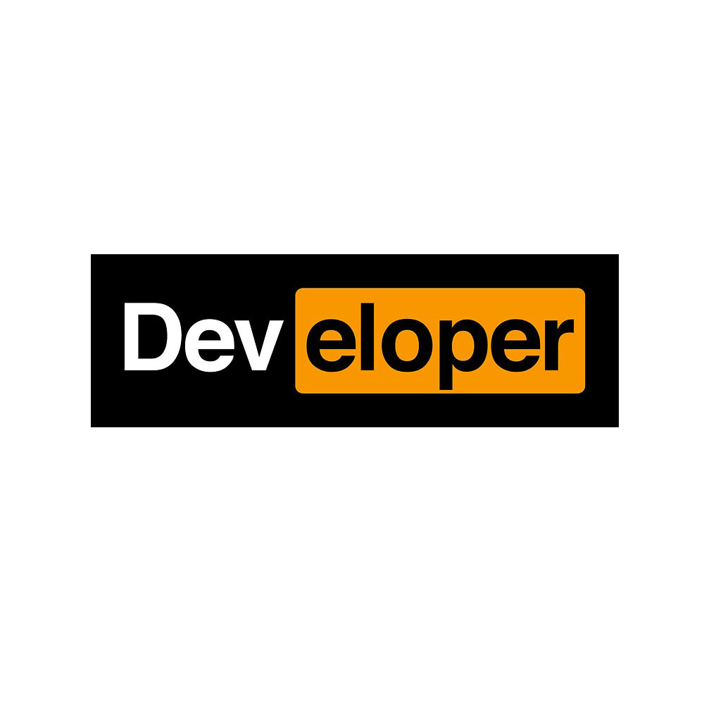 استیکر لپ تاپ طرح developer کد 002