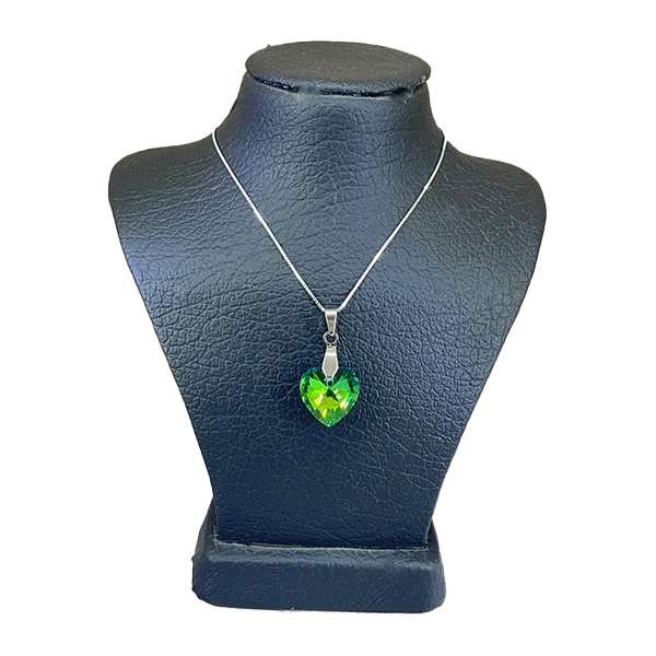 گردنبند نقره زنانه سواروسکی مدل قلب کد 2001 گردنبند نقره زنانه سواروسکی مدل قلب کد 2001