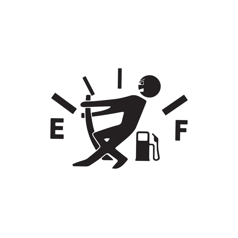 برچسب درب باک طرح آدمک بنزین مناسب برای پراید