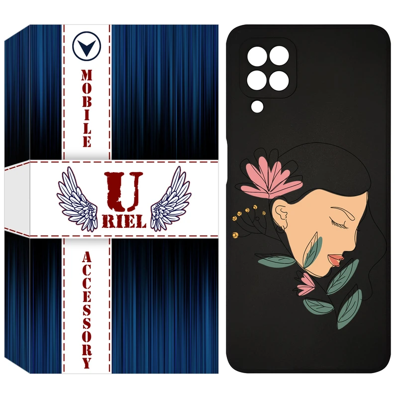 کاور یوریل مدل KSH کد 53 طرح صورت زن مناسب برای گوشی موبایل سامسونگ Galaxy A22 4G / M32 4G / M22 4G