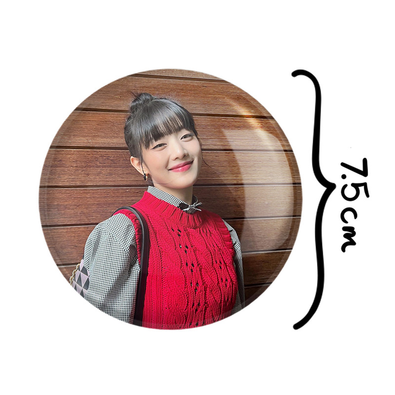 آینه جیبی خندالو طرح مینی گروه جی آیدل GIdle مدل تاشو کد 19532