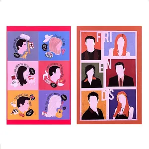 کارت پستال مدل friends بسته 2 عددی