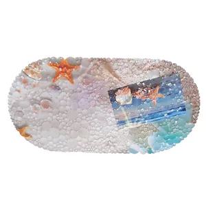 زیر پایی حمام طرح ستاره دریائی کد ZP288 سایز 65x35 سانتی‌متر