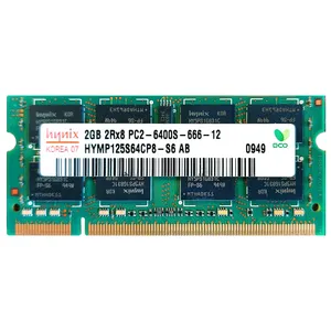 رم لپ تاپ DDR2 تک کاناله 800 مگاهرتز CL12  هاینیکس مدل PC2-6400 ظرفیت 2 گیگابایت