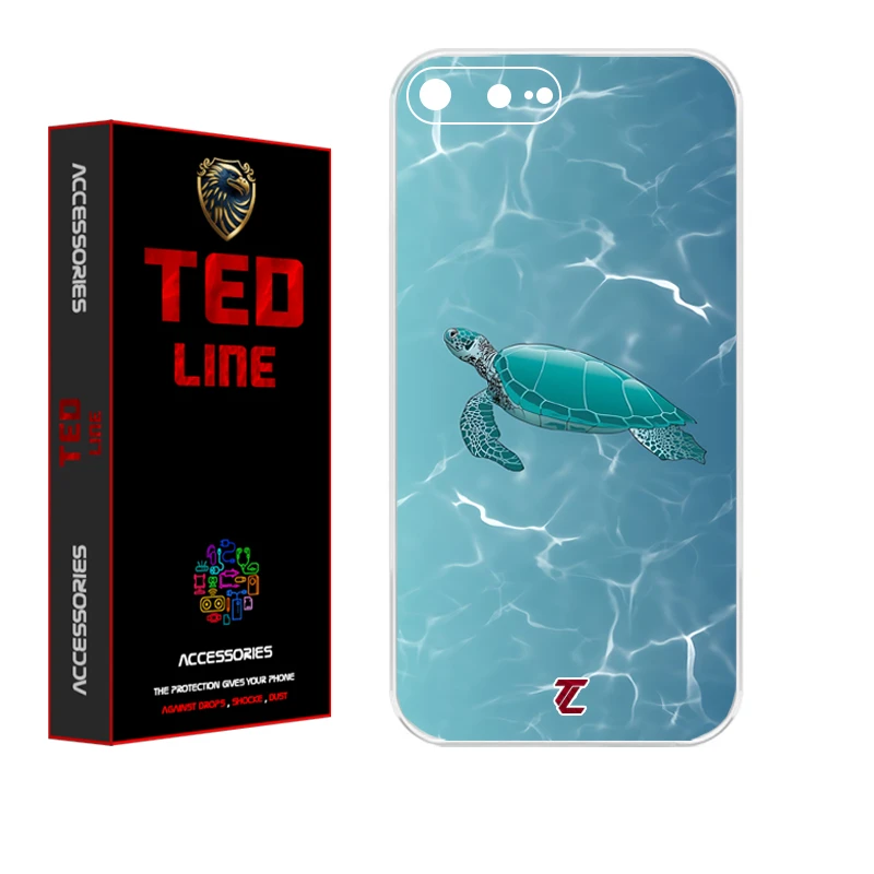 کاور تد لاین طرح لاک پشت کد 1100 مناسب برای گوشی موبایل اپل Iphone 7 Plus / 8 Plus