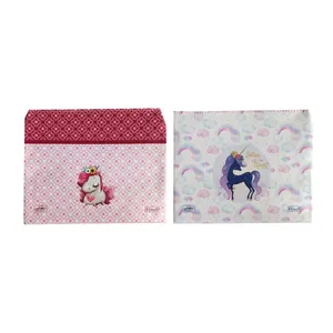 پوشه الیسا مدل زیپ دار طرح تک شاخ کد A5 بسته 2 عددی