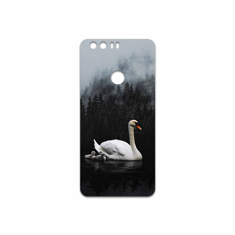 برچسب پوششی ماهوت مدل Swan Lake مناسب برای گوشی موبایل آنر 8