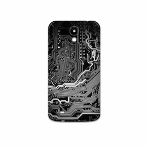 MAHOOT Black Printed Circuit Board Cover Sticker for Samsung Galaxy Mega 6.3 I9200