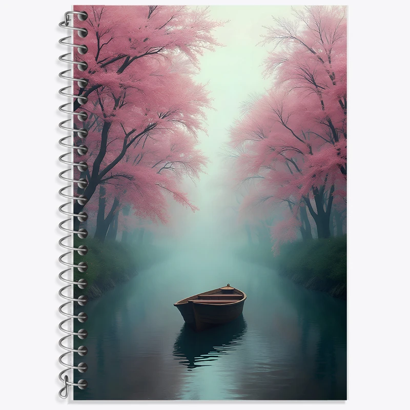 دفتر لغت 50 برگ خندالو طرح قایق کد N3886