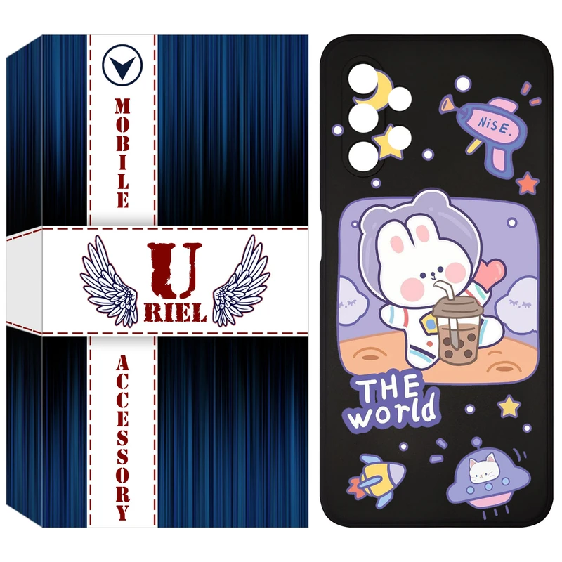 کاور یوریل مدل KSH کد 8 طرح خرگوش فضانورد مناسب برای گوشی موبایل سامسونگ Galaxy A13 4G