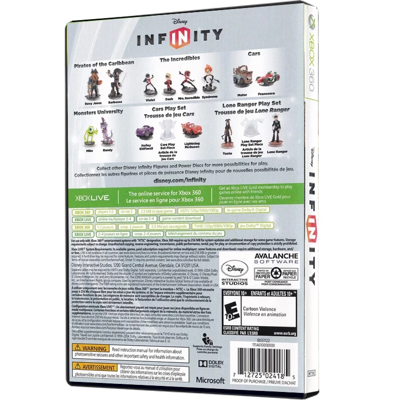 بازی Disney Infinity مخصوص XBOX 360