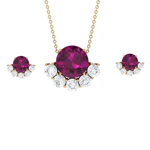 نیم ست طلا 18 عیار زنانه قیراط کد GH2064