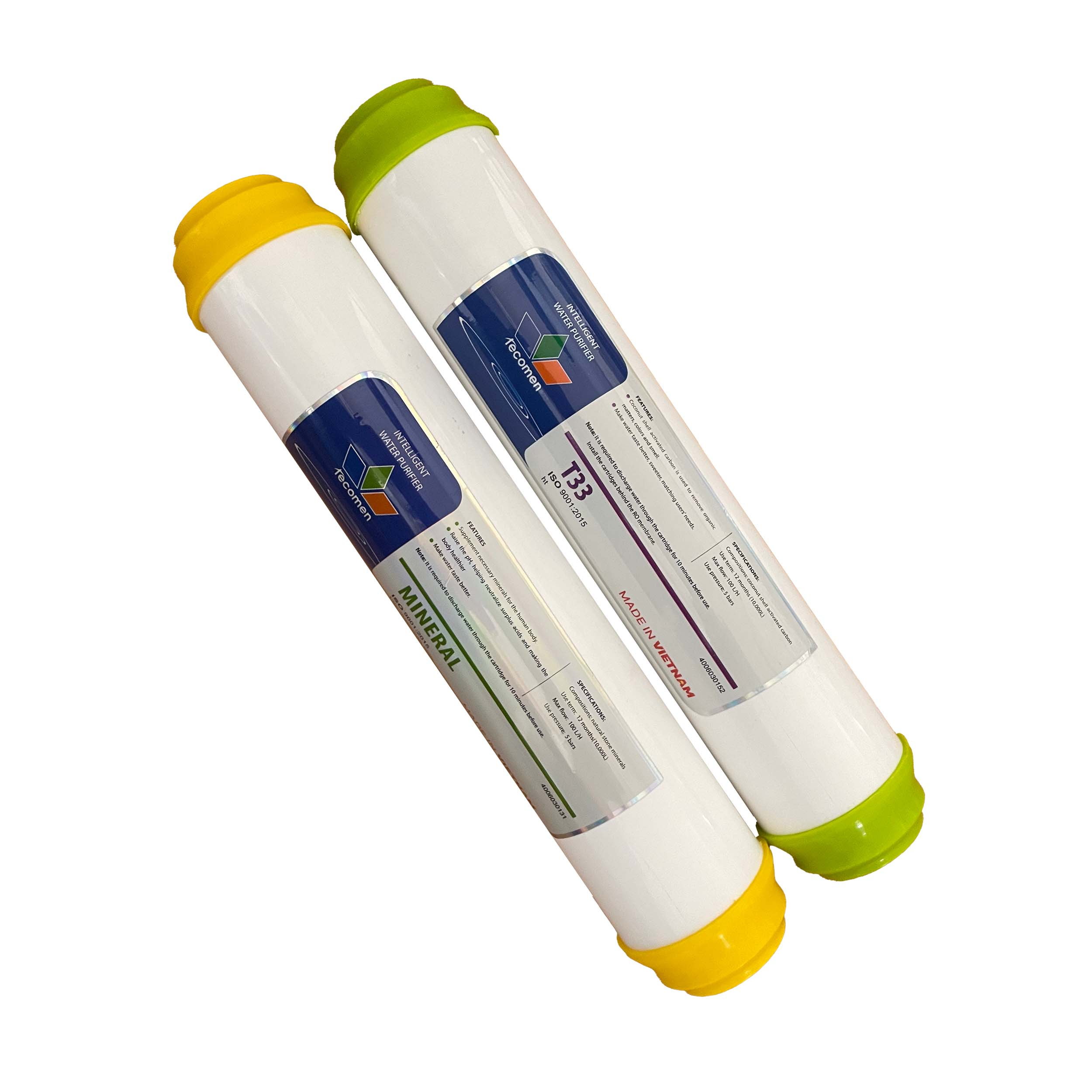فیلتر دستگاه تصفیه آب تکومن مدل POST CARBON-MINERAL مجموعه 2 عددی