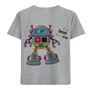 تی شرت پسرانه مدل ربات F361