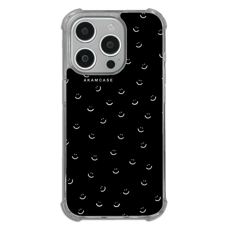 کاور آکام مدل AMCWTA15PRO-HAPPY FACE6 مناسب برای گوشی موبایل اپل iPhone 15 Pro