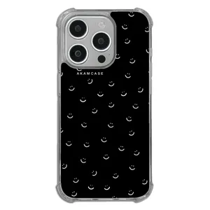 AKAM AMCWTA15PRO-HAPPY FACE6 Cover For Apple iPhone 15 Pro