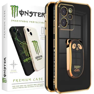 Terrific monster cover suitable for Xiaomi Poco X5 Pro mobile phone with a holder base