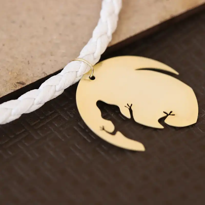 گردنبند طلا 18 عیار زنانه الن نار مدل   ELN10481