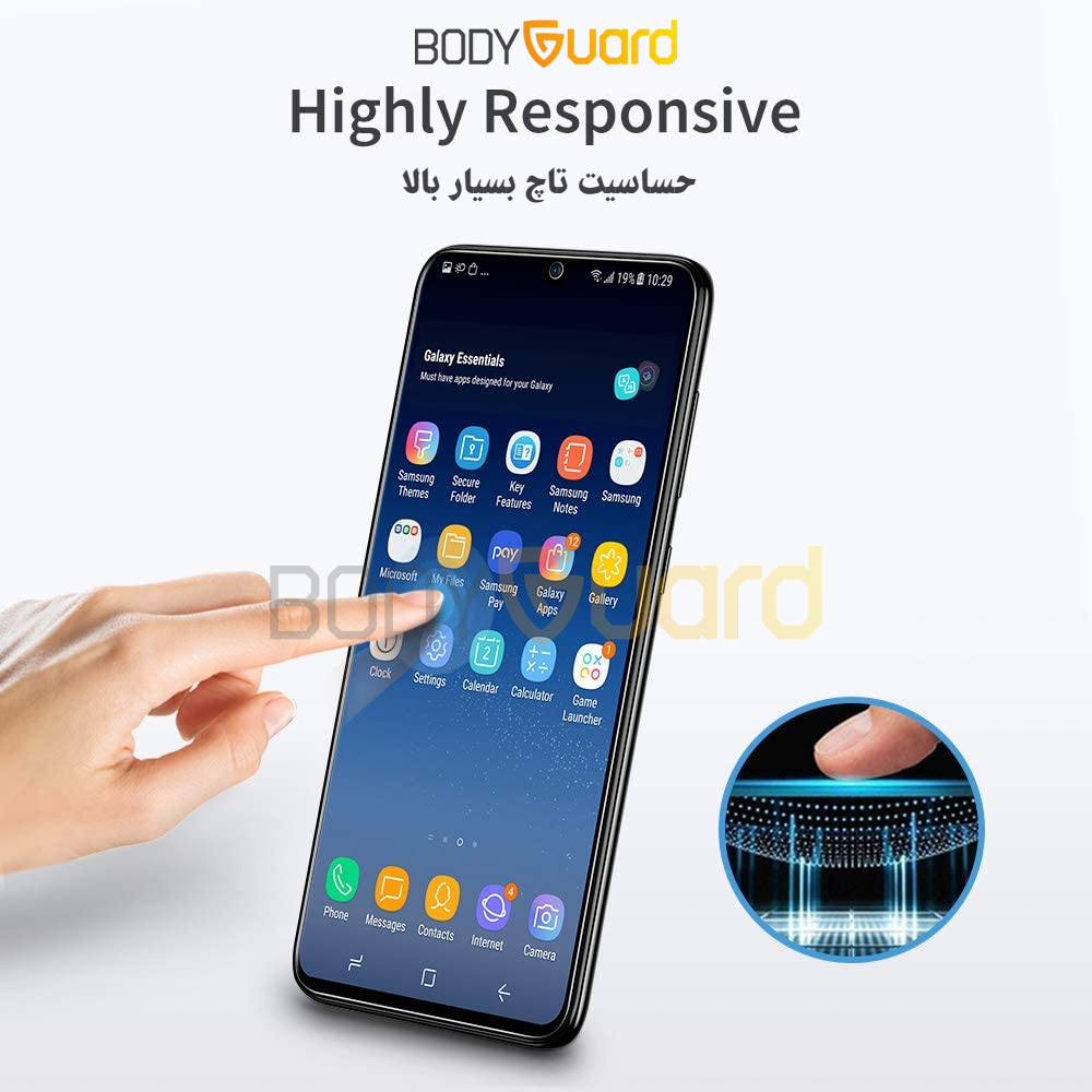 محافظ صفحه نمایش بادیگارد مدل FS مناسب برای گوشی موبایل سامسونگ Galaxy M52 5G محافظ صفحه نمایش بادیگارد مدل FS مناسب برای گوشی موبایل سامسونگ Galaxy M52 5G