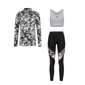 ست سه تکه لباس ورزشی زنانه مدل 1801-1401-276