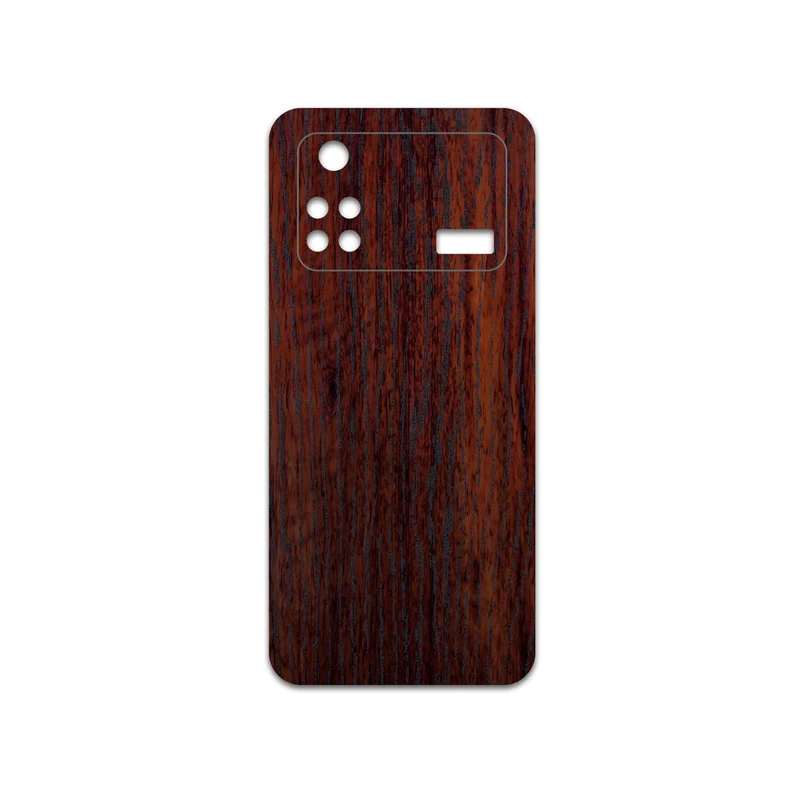 برچسب پوششی ماهوت مدل Red-Wood مناسب برای گوشی موبایل شیائومی Poco M4 Pro 4G