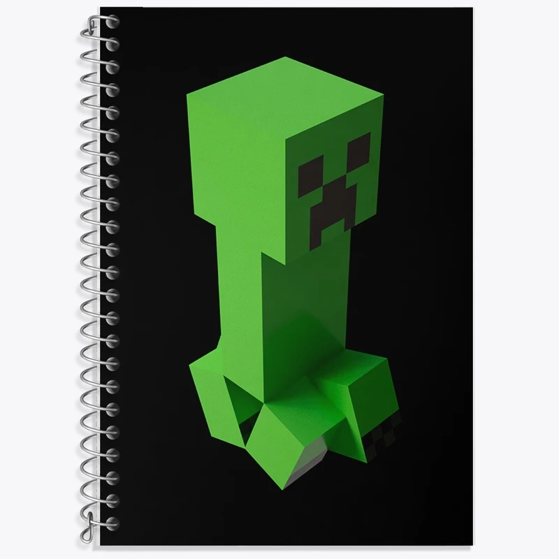 دفتر لغت 50 برگ خندالو طرح ماینکرافت (Minecraft) کد F52